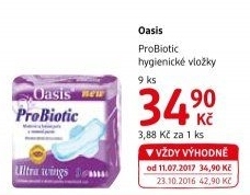 Vložky dámské ProBiotic Oasis