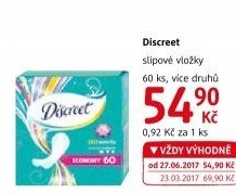 Vložky dámské slipové Discreet
