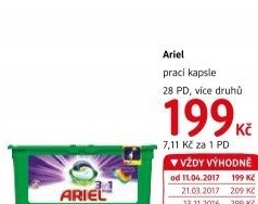 Prací kapsle 3v1 Ariel