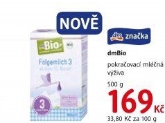 Mléčná výživa dm Bio
