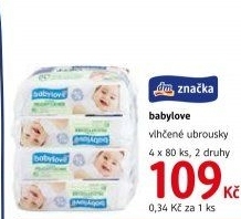 Vlhčené ubrousky dětské Babylove