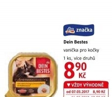 Vanička pro kočky Dein Bestes