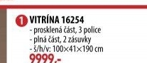 Vitrína CORONA vosk 16254