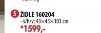 Židle CORONA vosk 160204