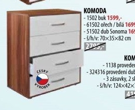 Komoda se zásuvkami 1502