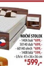 Noční stolek 140 buk