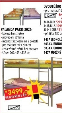 Palanda PARIS 2 kov
