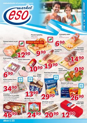 akční leták ESO MARKET 19.7.2017-30.7.2017
