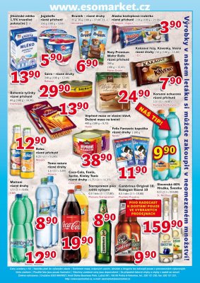 akční leták ESO MARKET 19.7.2017-30.7.2017