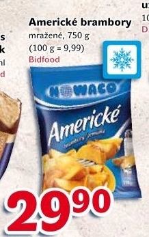 Brambory americké mražené Nowaco