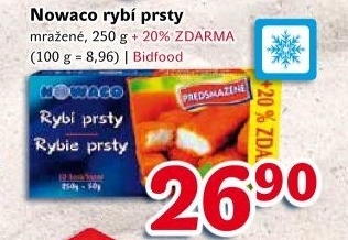 Rybí prsty předsmažené mražené Nowaco