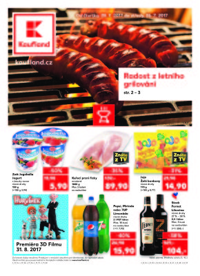 akční leták Kaufland 20.7.2017-27.7.2017