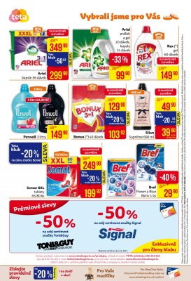 akční leták Teta drogerie 20.7.2017-29.7.2017