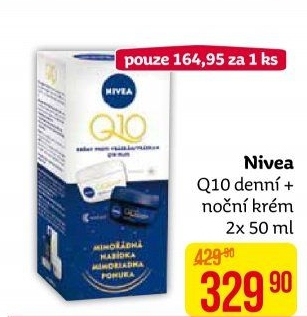 Balení krém denní a noční proti vráskám Q10 Nivea