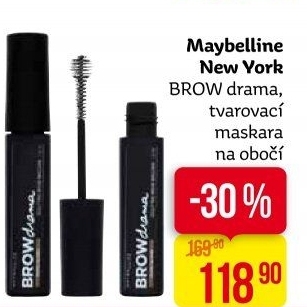 Řasenka na obočí Brow drama Maybelline