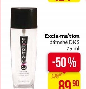 Deodorant parfémovaný Exclamation