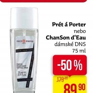 Deodorant parfémovaný Prét ? Porter