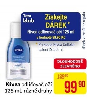 Odličovače očí Nivea