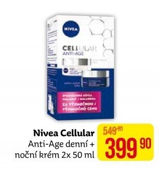 Balení krém denní a noční omlazující Anti-age Cellular Nivea