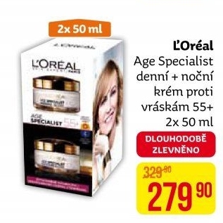Balení krém denní a noční Age Specialist L'Oréal