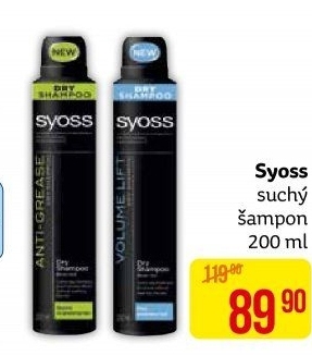 Šampon suchý Syoss