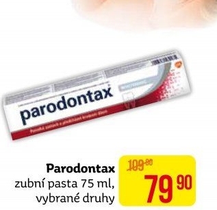 Pasty na zuby Parodontax