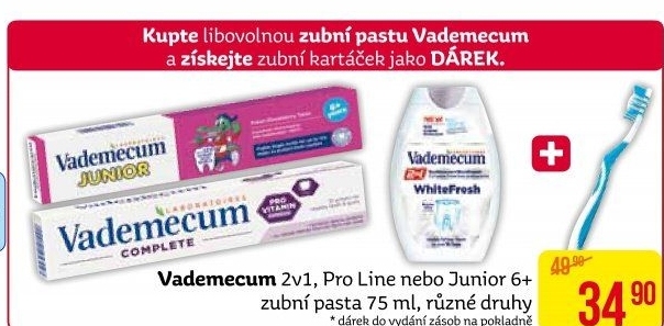 Pasty na zuby 2v1 Vademecum