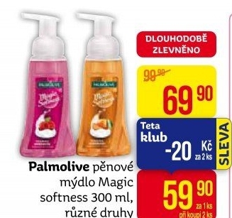 Tekuté mýdlo Palmolive Magic Softness
