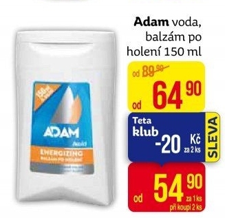 Voda po holení Adam