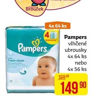 Vlhčené ubrousky dětské Pampers