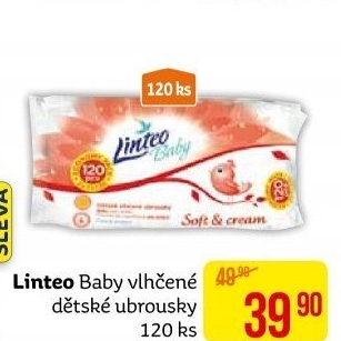 Vlhčené ubrousky dětské Linteo Baby