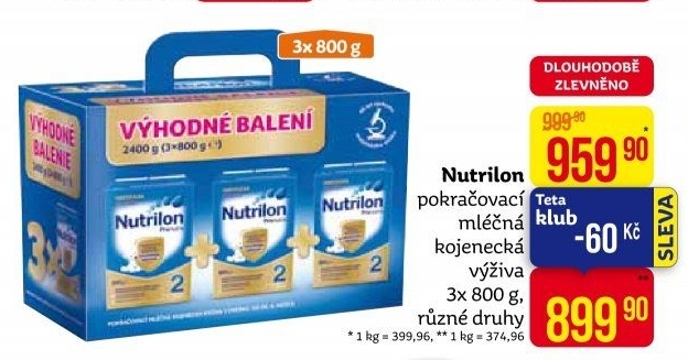 Kojenecké mléko Nutrilon
