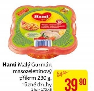 Příkrm Malý gurmán Hami