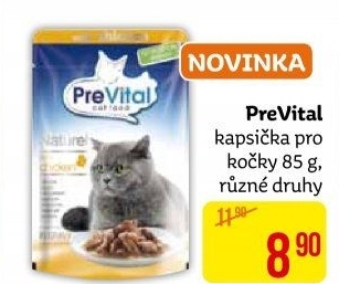 Kapsičky pro kočky PreVital