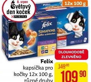 Kapsičky pro kočky Felix Purina