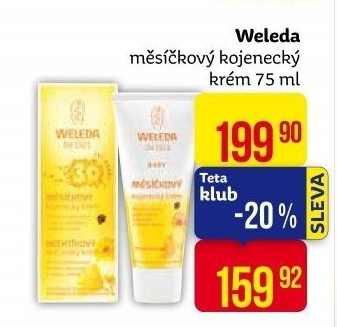 Krém měsíčkový kojenecký Baby Weleda