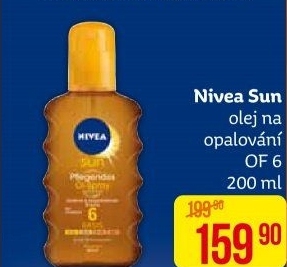 Olej na opalování ve spreji OF 6 Sun Nivea