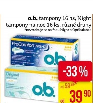 Tampony O.B.