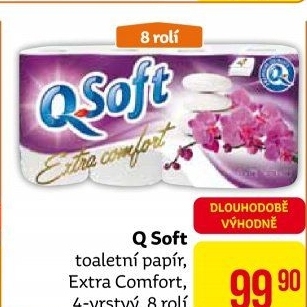 Toaletní papír 4vrstvýQ soft
