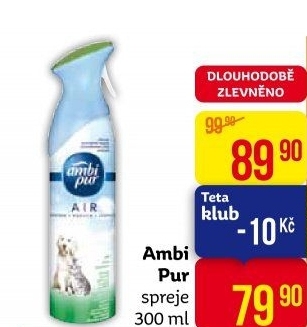 Osvěžovač vzduchu ve spreji Ambi Pur