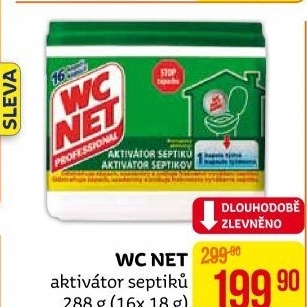 Aktivátor septiků biologický WC Net