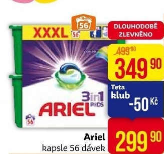 Prací kapsle 3v1 Ariel
