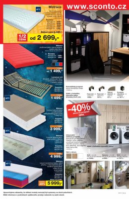 akční leták Sconto nábytek 19.7.2017-1.8.2017