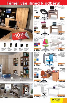 akční leták Sconto nábytek 19.7.2017-1.8.2017