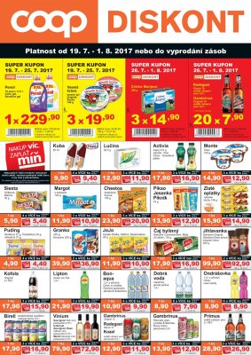 akční leták COOP 19.7.2017-1.8.2017