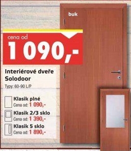 Interiérové dveře Klasik Solodoor