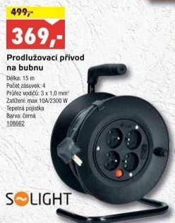 Prodlužovací buben Solight