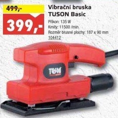 Vibrační bruska Tuson Basic 130015