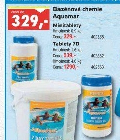 Přípravek do bazénu MinitabsAquaMar