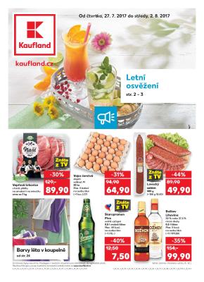 akční leták Kaufland 27.7.2017-2.8.2017